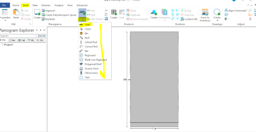 How to Create a Planogram in Space Planning Application