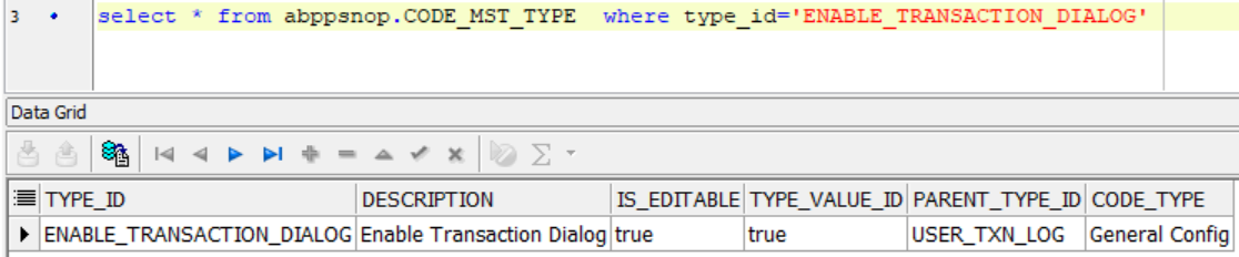 How to enable Transaction logs in SNOP