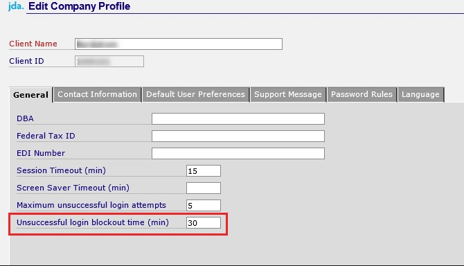 Can we configure the unsuccessful login lock out time for SiteManager ...