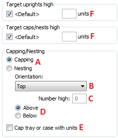 How to cap/nest a product?