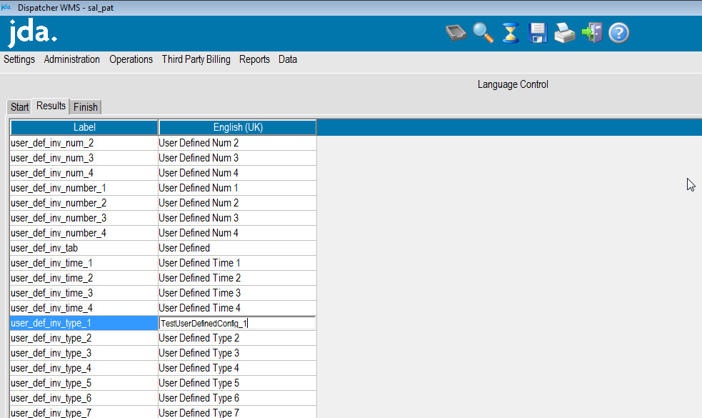 How to change label of user_defined field