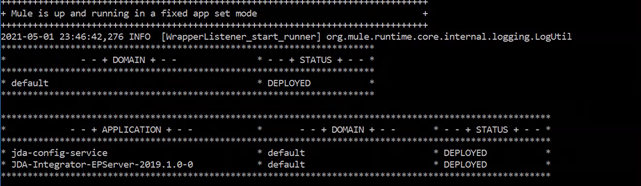 Steps to take when mule service goes down on Application server