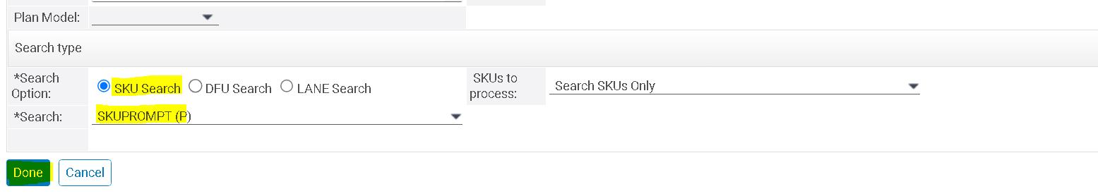 How to store Data using the Scenario manager page