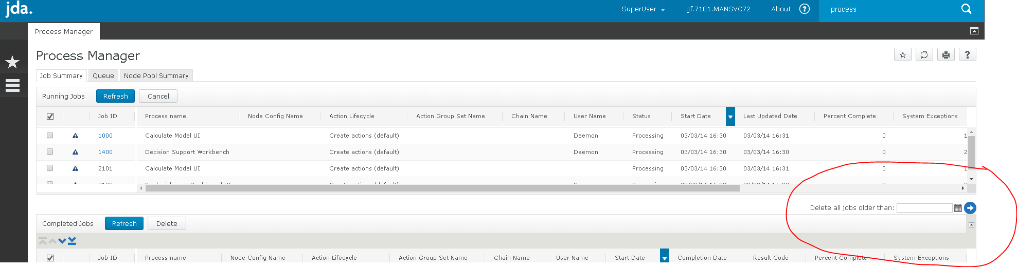 Process Manager is responding very slowly, how can this be speeded up